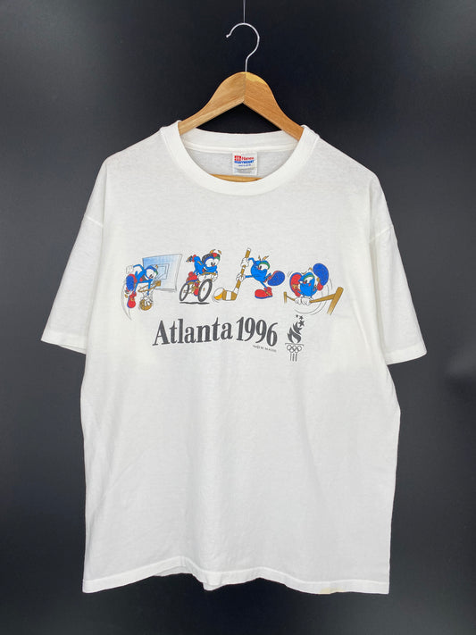 1996 ATLANTA OLYMPIC Size XL Vintage T-Shirt / 7500