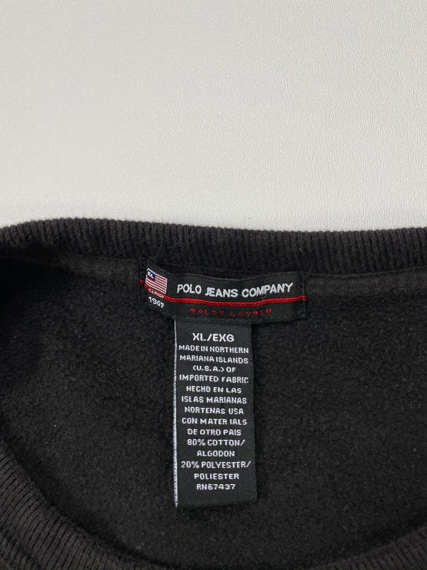 Vintage POLO JEANS Size XL Sweat-shirt /  6292