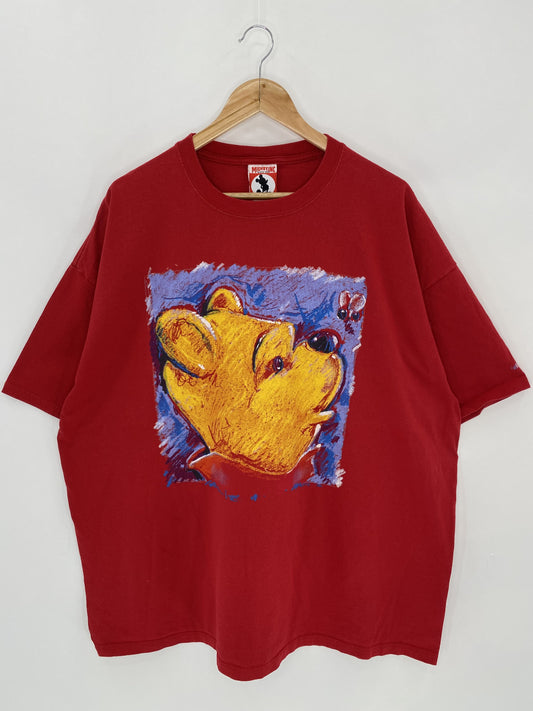 90’s DISNEY WINNIE THE POOH Made in USA Size XXL Vintage T-Shirt / K6428