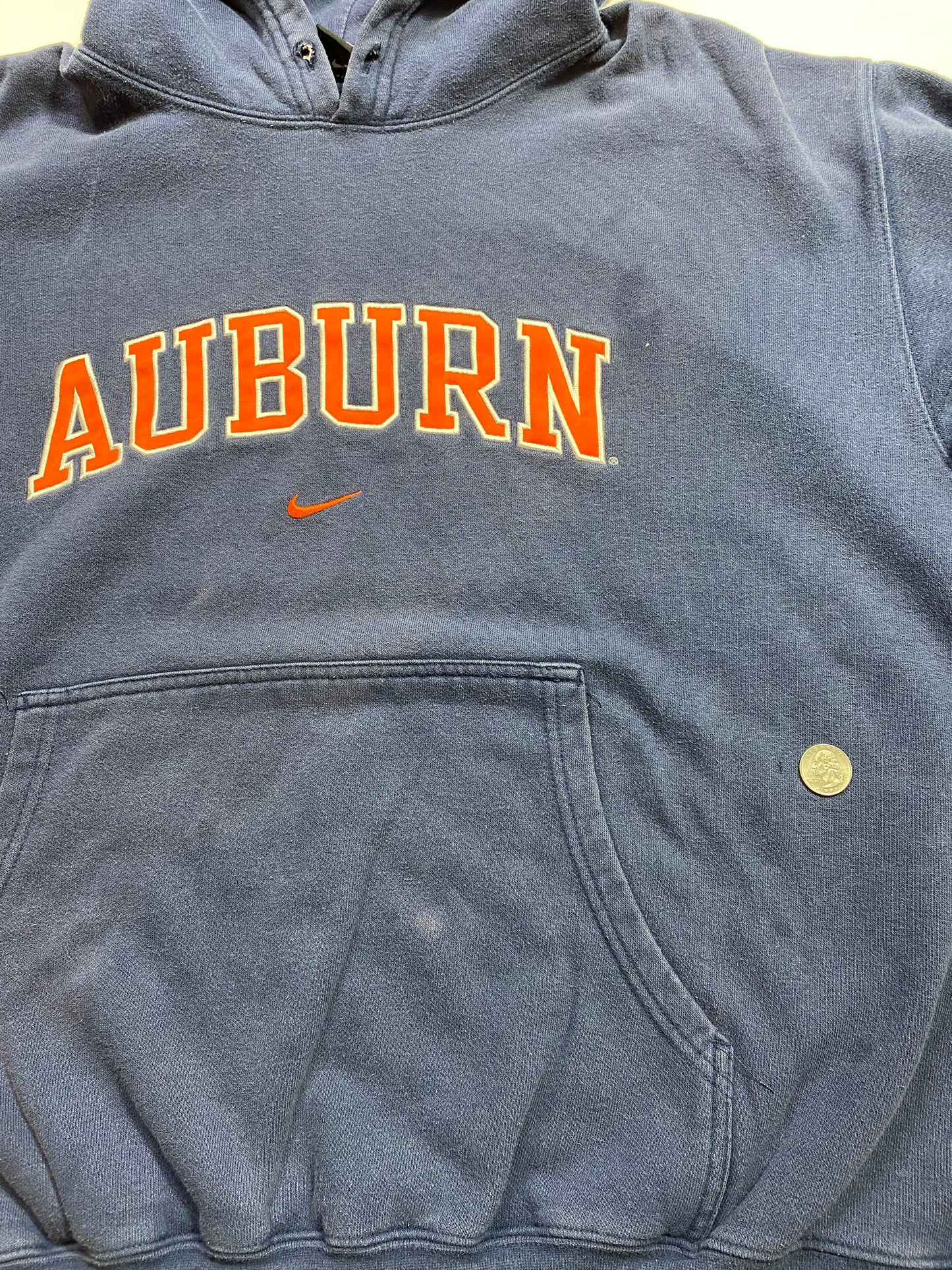 90’s NIKE AUBURN Size XL Vintage Hoodie Sweat-Shirt / 5801