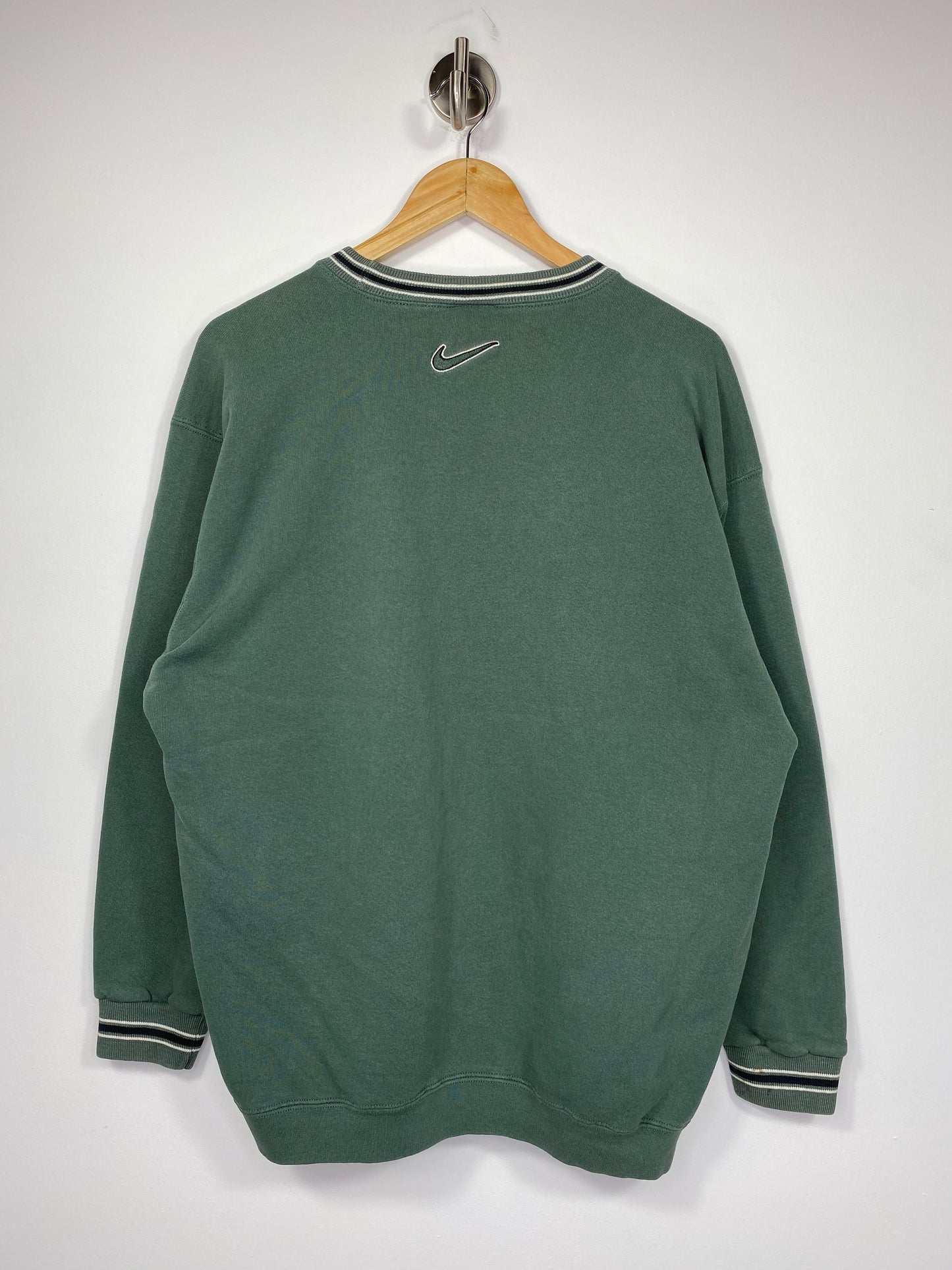 90’s NIKE Front Logo Made in USA Vintage Sweat-Shirt / 4911
