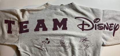 90’s DISNEY HOCKEY Size No Tag(Approx. L) Vintage Sweat-shirt / A7895