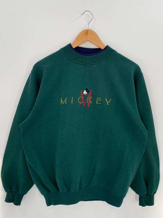 90's DISNEY MICKEY Size L Vintage Sweat-shirt / K3124
