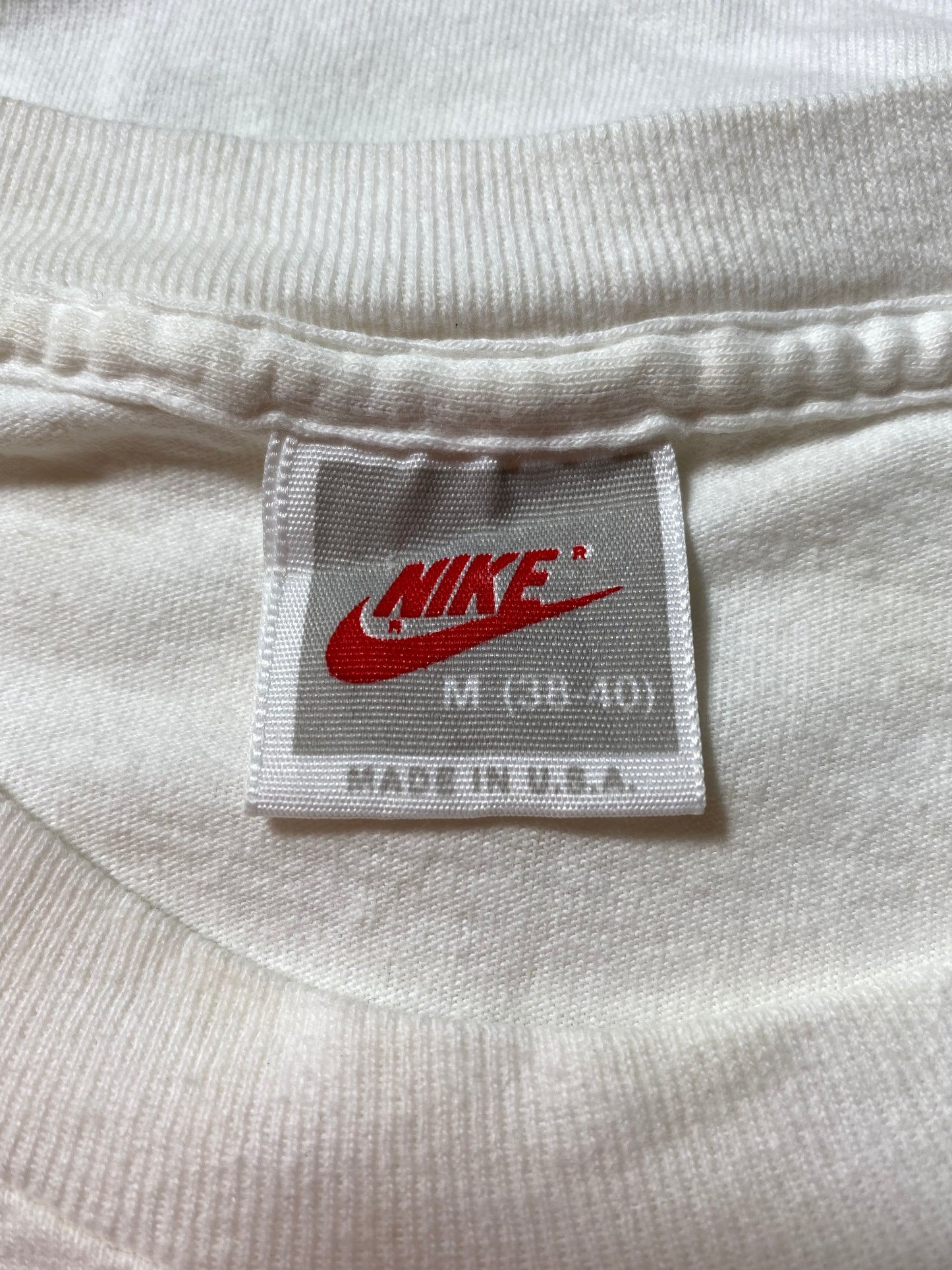 90's Silver tag NIKE Made in USA Size M Vintage T-Shirt / k1313