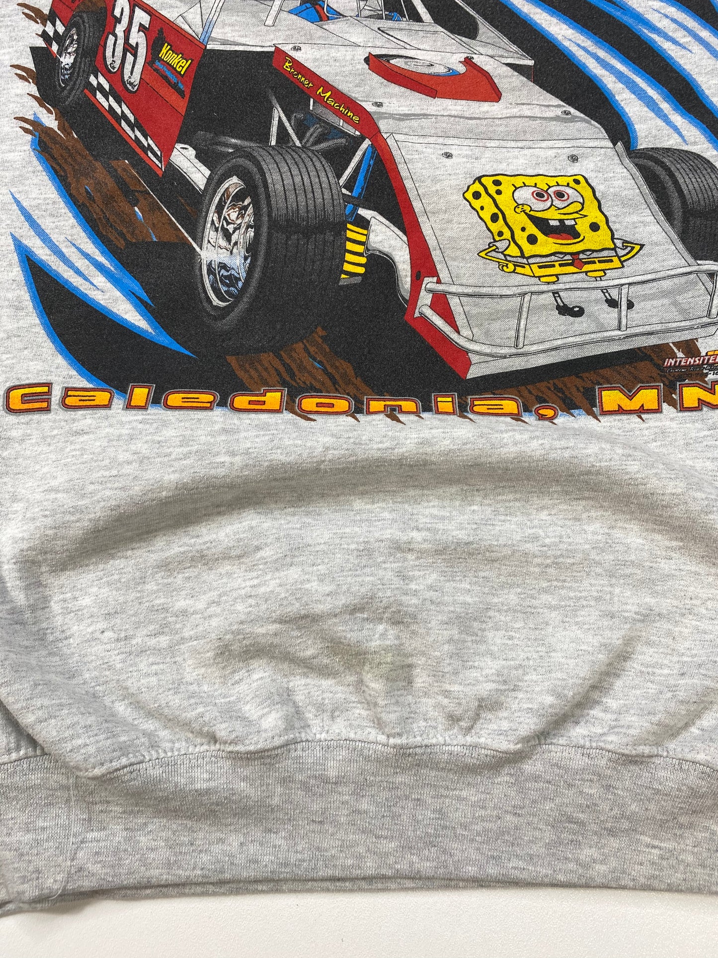 Vintage KONKEL x SpongeBob Size XL Racing Sweat-shirt  / 6139