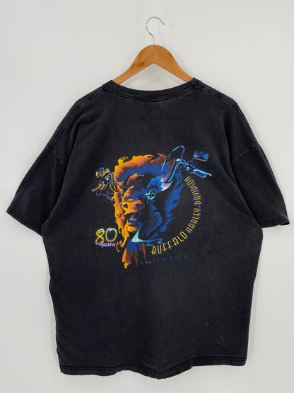 2001 HARLEY DAVIDSON Made in USA Size XXL Vintage T-Shirt / 9783