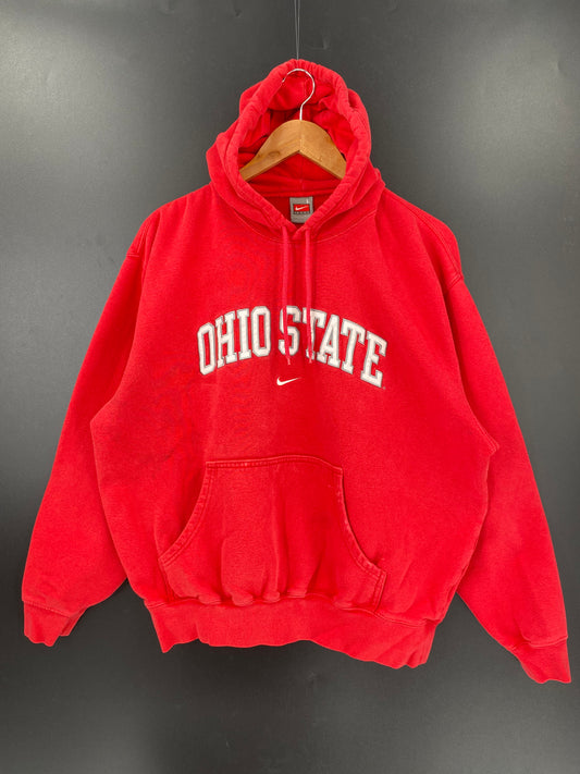 00' NIKE OHIO STATE Size L Vintage Hoodie Sweat-shirt  / K2175