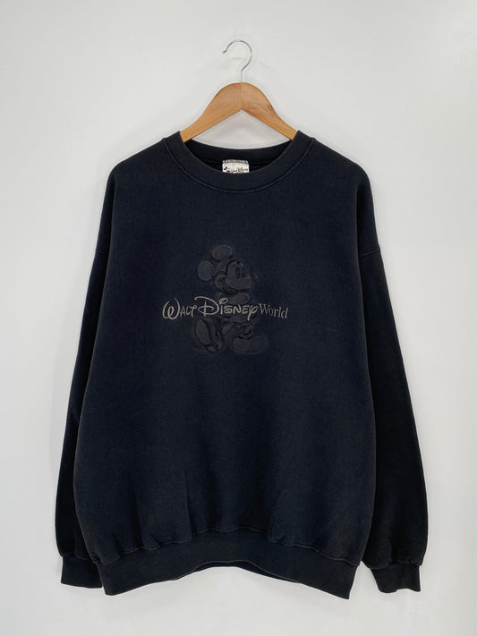00' DISNEY MICKEY Made in USA Size XXL Vintage Sweat-shirt / K8329