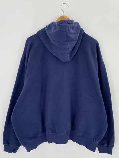 00' NIKE ILLINOIS Size XXL Vintage Hoodie Sweat-shirt / 7854
