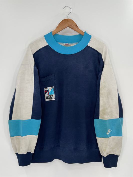 90’s NIKE SILVER TAG Size L Vintage Sweat-shirt / K507