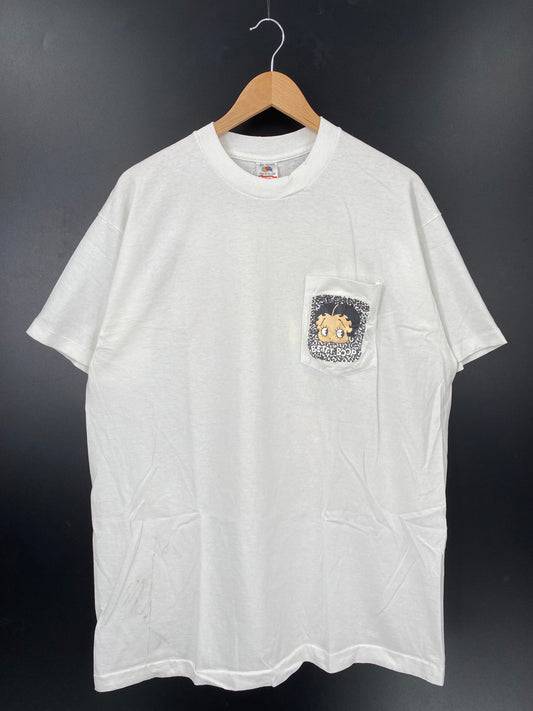 90’s BETTY BOOP Made in USA Size XL Vintage T-Shirts / K3020