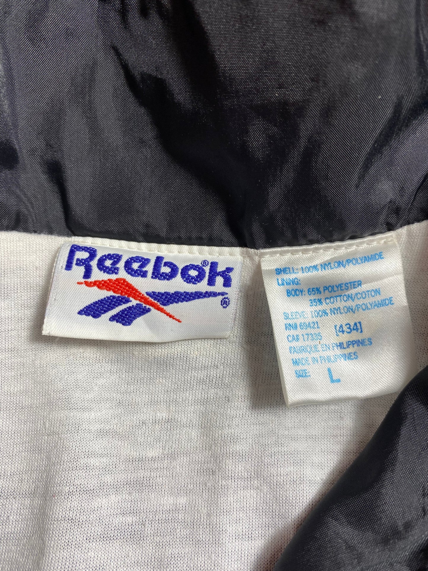 90's REEBOK Size L Vintage Nylon-Jacket/ A1113