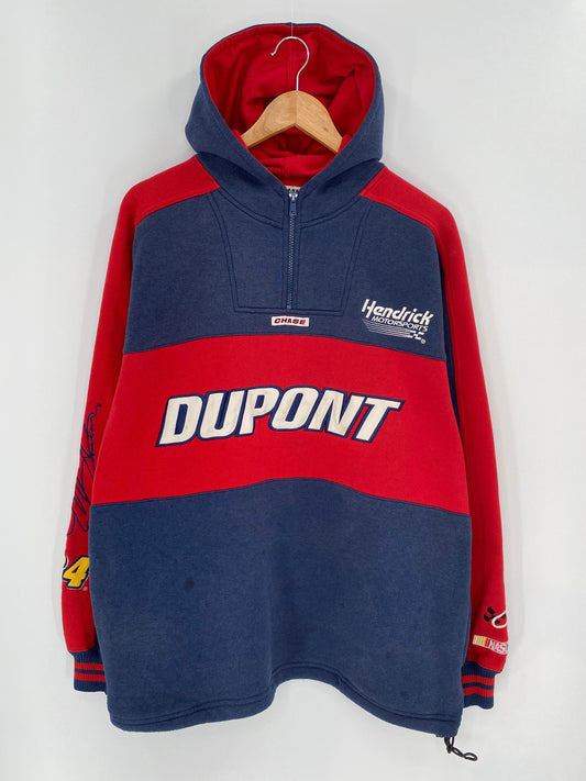Vintage NASCAR HENDRICK MOTORSPORTS Size L Racing Hoodie Sweat-shirt / K7151