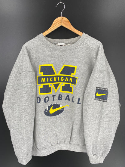 90’s NIKE MICHIGAN FOOTBALL Size XL Vintage Sweat shirt / 9997