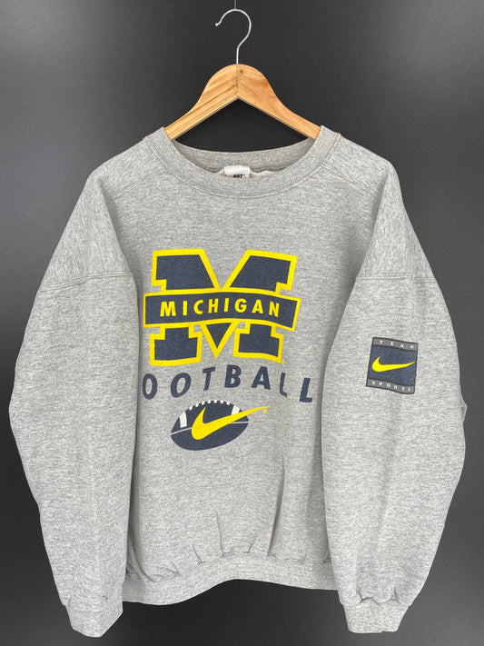 90’s NIKE MICHIGAN FOOTBALL Size XL Vintage Sweat shirt / 9997