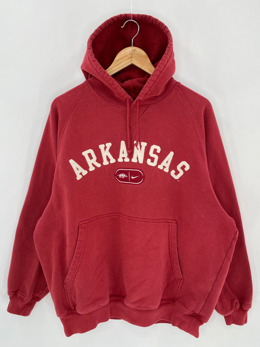 90’s NIKE ARKANSAS Size M Vintage Hoodie Sweat-shirt / 6560