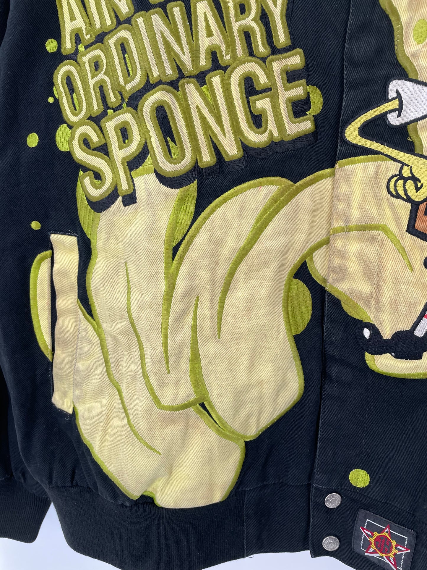 Vintage SPONGEBOB  SQUAREPANTS Size XL Racing Jacket / k2370