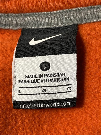 00' NIKE MINI SWOOSH Size L Vintage Zip-up Sweat-shirt / K6507