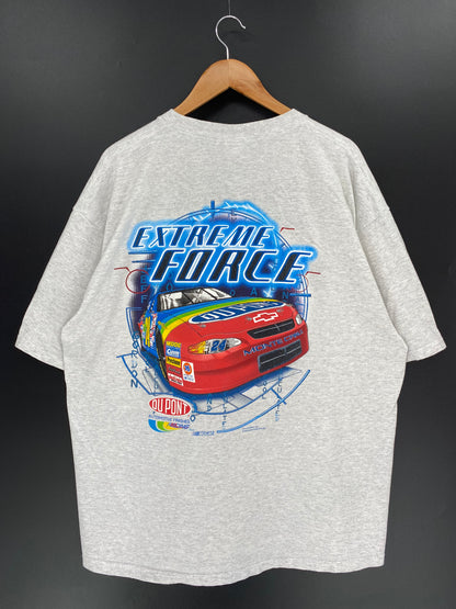 2000 DU PONT JEFF GORDON Size XXL Vintage Racing T-Shirt / 9461