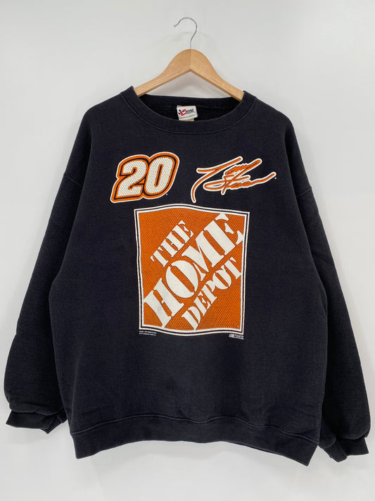 2001 HASE HOME DEPOT RACING Size XL Vintage Sweat-Shirts / K1509