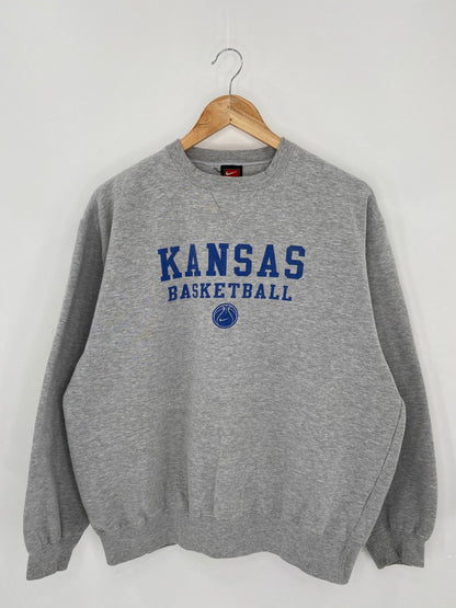 90’s NIKE KANSAS Basketball Size M Vintage Sweat-shirt / 6349
