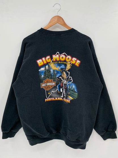00' HARLEY DAVIDSON Size L Sweat-shirt / K3531