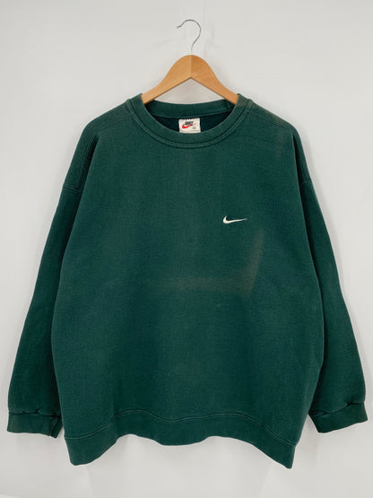 90’s NIKE MINI SWOOSH Made in USA Size XL Vintage Sweat-Shirt / K3056