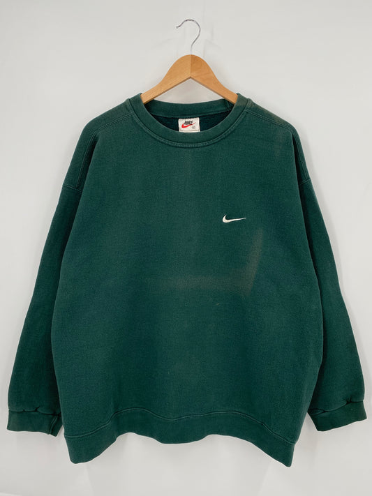 90’s NIKE MINI SWOOSH Made in USA Size XL Vintage Sweat-Shirt / K3056