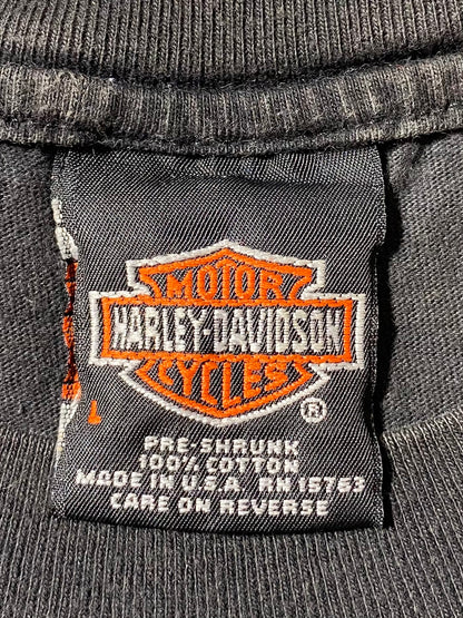 90's HARLEY DAVIDSON Made in USA Size L Vintage T-Shirt / 8660