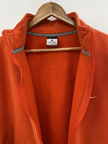 00' NIKE MINI SWOOSH Size L Vintage Zip-up Sweat-shirt / K6507