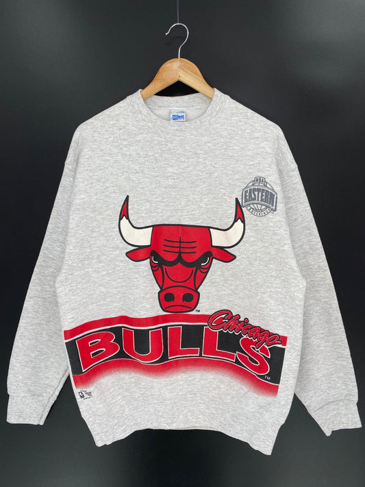 90’s CHICAGO BULLS Made in USA Size L Vintage NBA Sweat-shirt / 7721