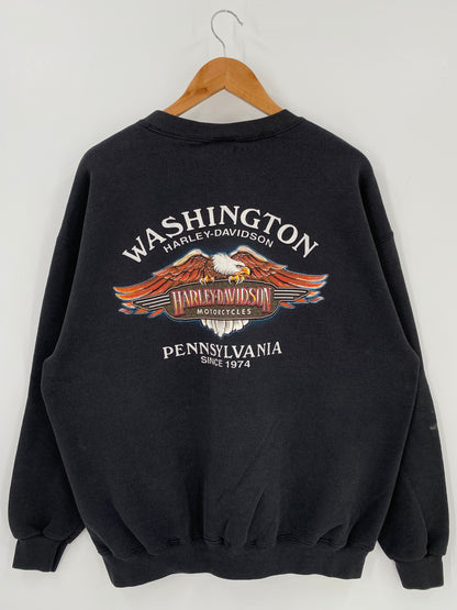 2000 HARLEY DAVIDSON Size XL Vintage Sweat-Shirt / 9787