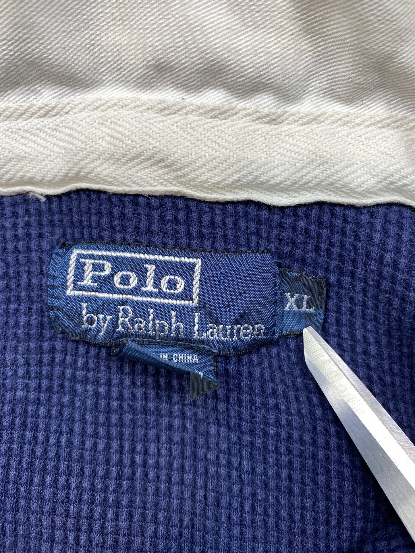 90's POLO RALPH LAUREN Size XL Hoodie Rugby Sweat-Shirt / A7412
