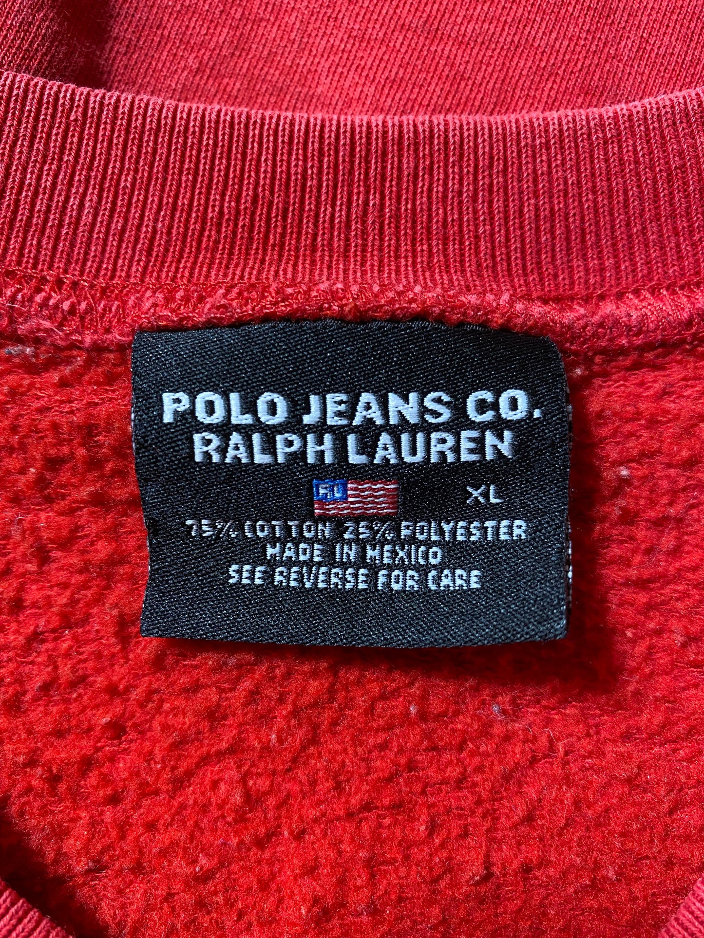 Vintage RALPH LAUREN POLO JEANS Size XL Sweat-shirt / A2854
