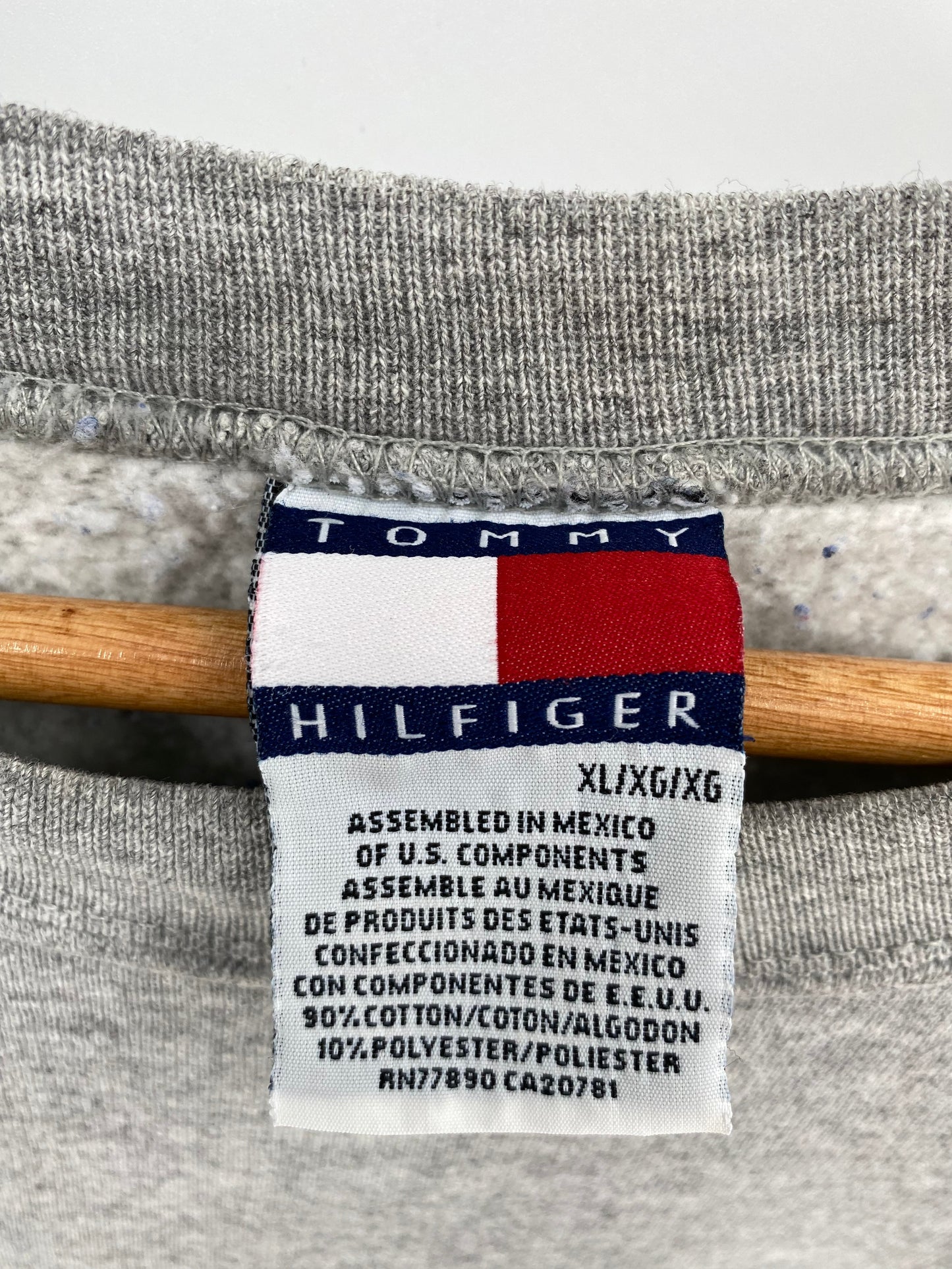 .90’s TOMMY HILFIGER Size XL Vintage Sweat-Shirt  / A4776