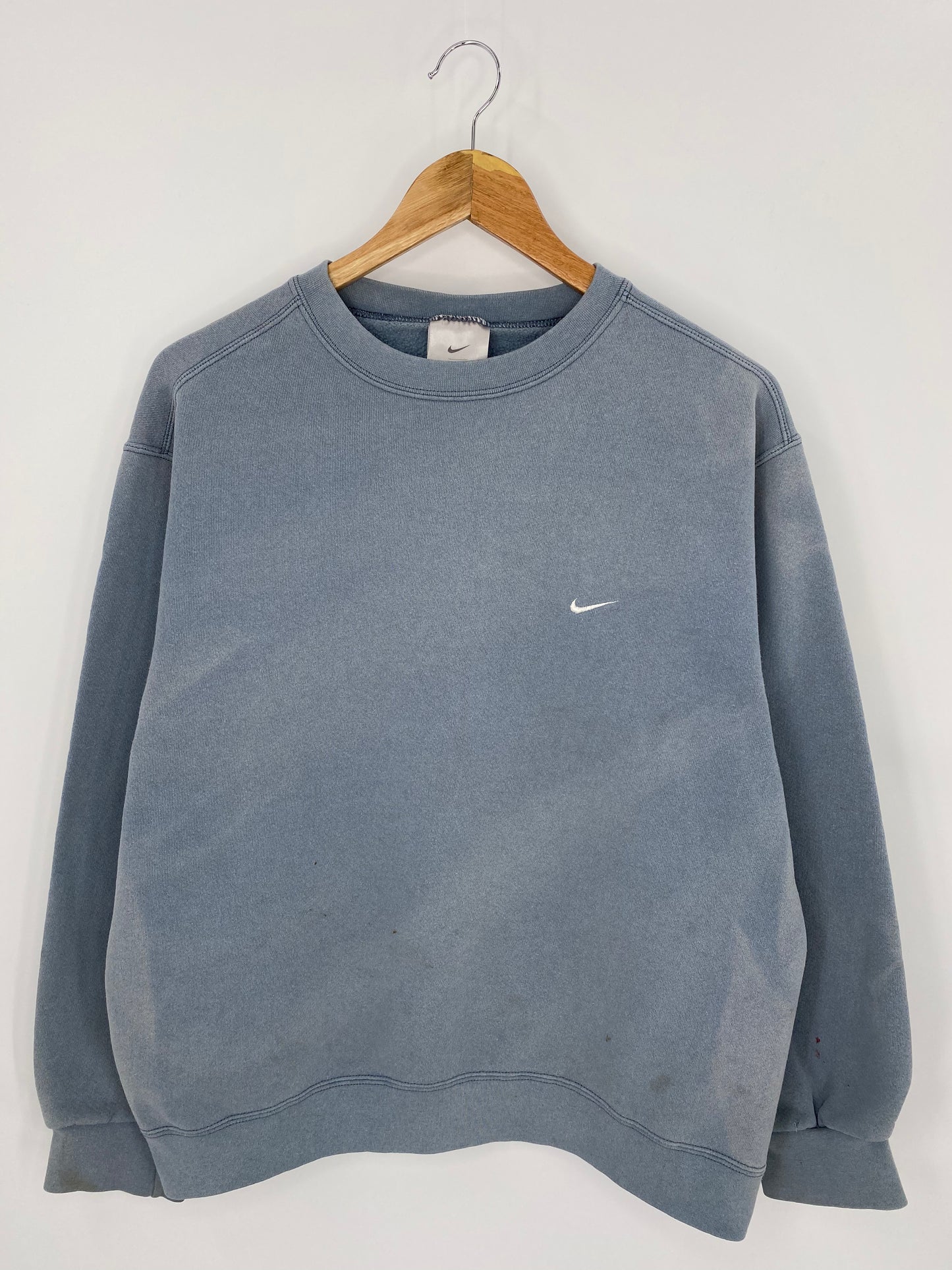 90’s NIKE Mini Swoosh Made in USA Size M Vintage Sweat-shirt / 7361