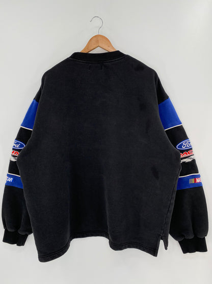 Vintage FORD RACING Size XXL Racing Sweat-Shirt / K243