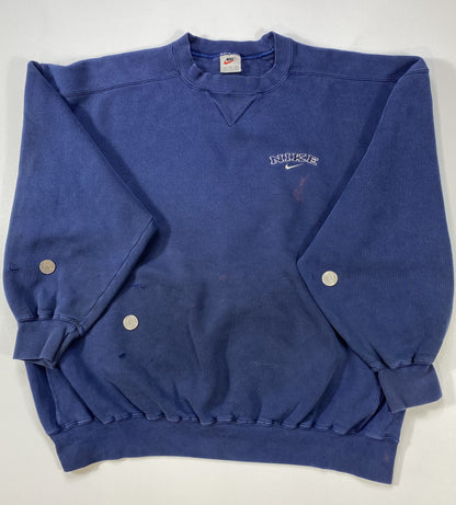 90's NIKE Size XL Damaged Vintage Sweat-shirt / K5377