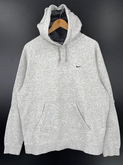 00' NIKE MINI SWOOSH Size L Vintage Hoodie Sweat-Shirt / K3247
