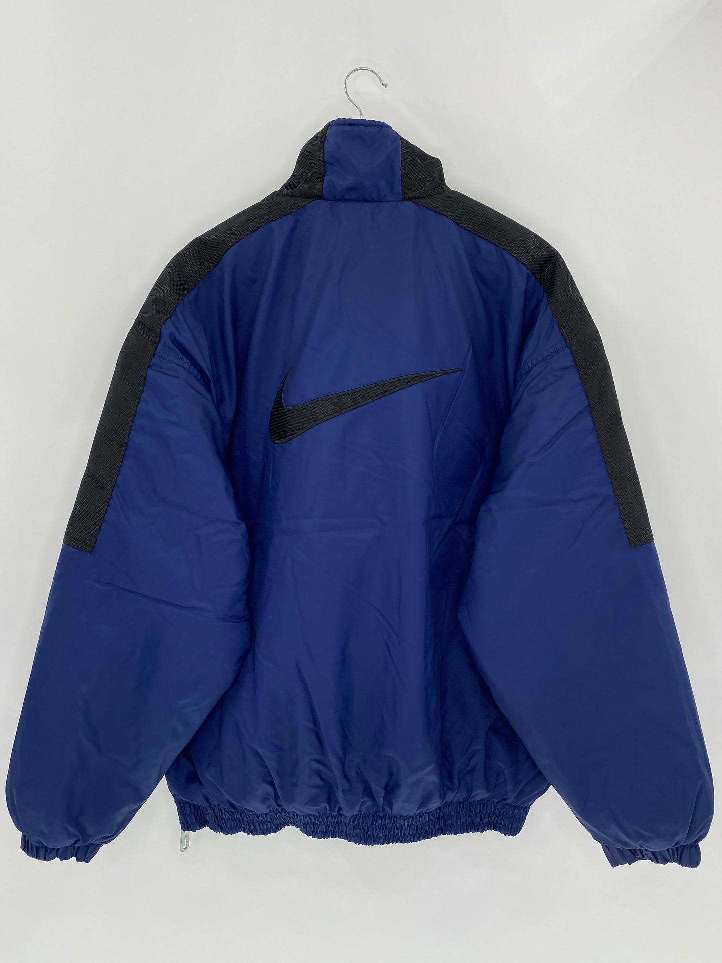 90’s NIKE Half-Zip Size M Vintage Padded Half Zip Nylon-Jacket / 5723