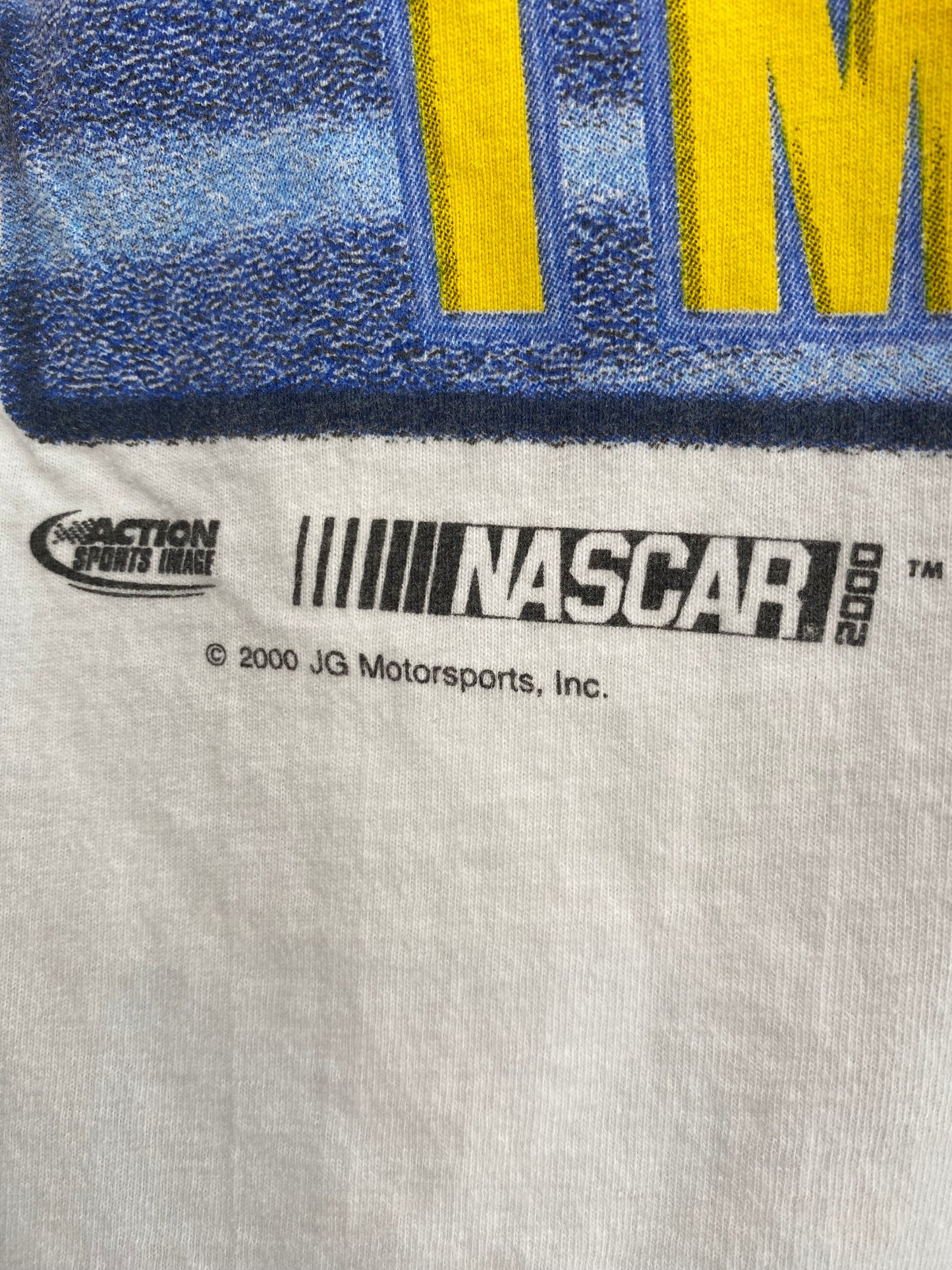 2000 NASCAR DU PONT JEFF GORDON  Size XL Vintage Racing T-shirt / 9405