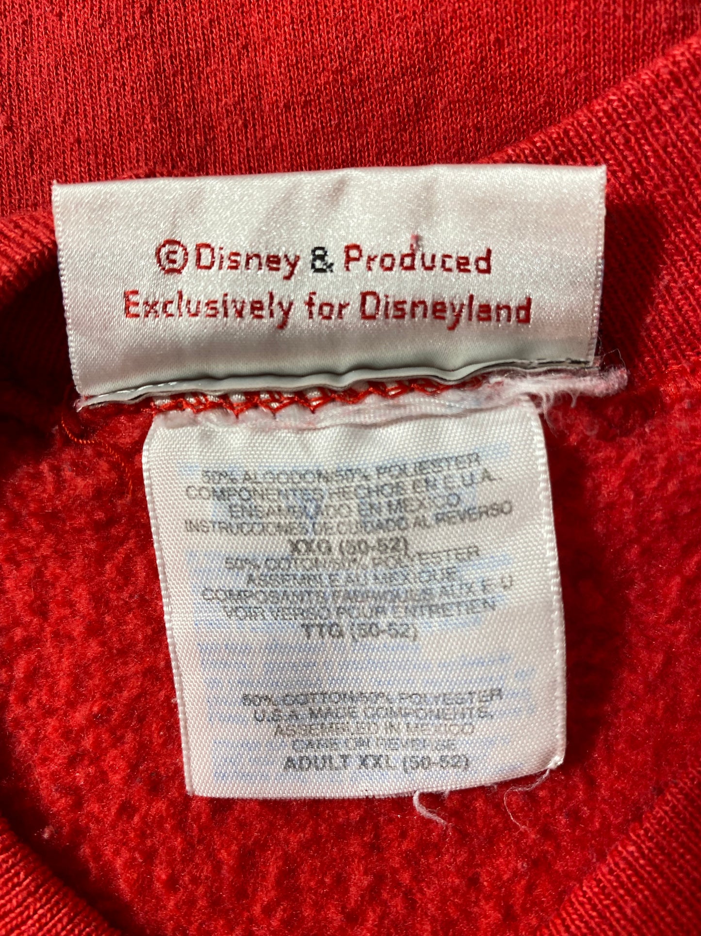 00' DISNEY MICKEY Size XXL Vintage Sweat-shirt / K2289
