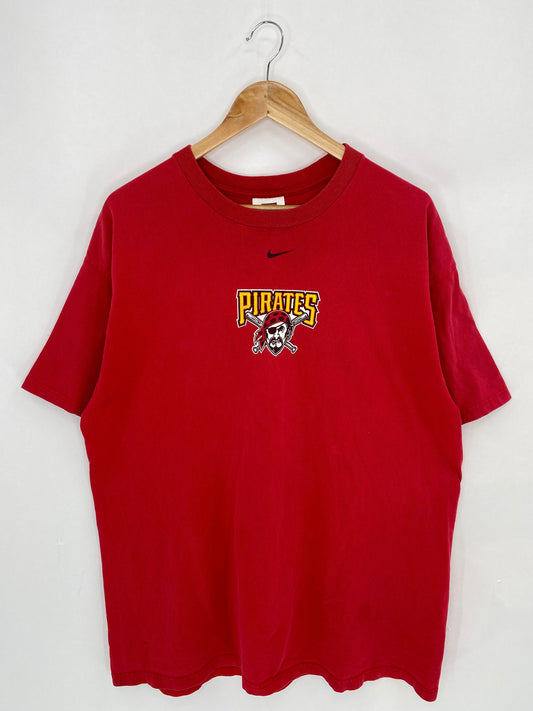 2005 NIKE PIRATES Size XL Vintage MLB T-shirt / A8978