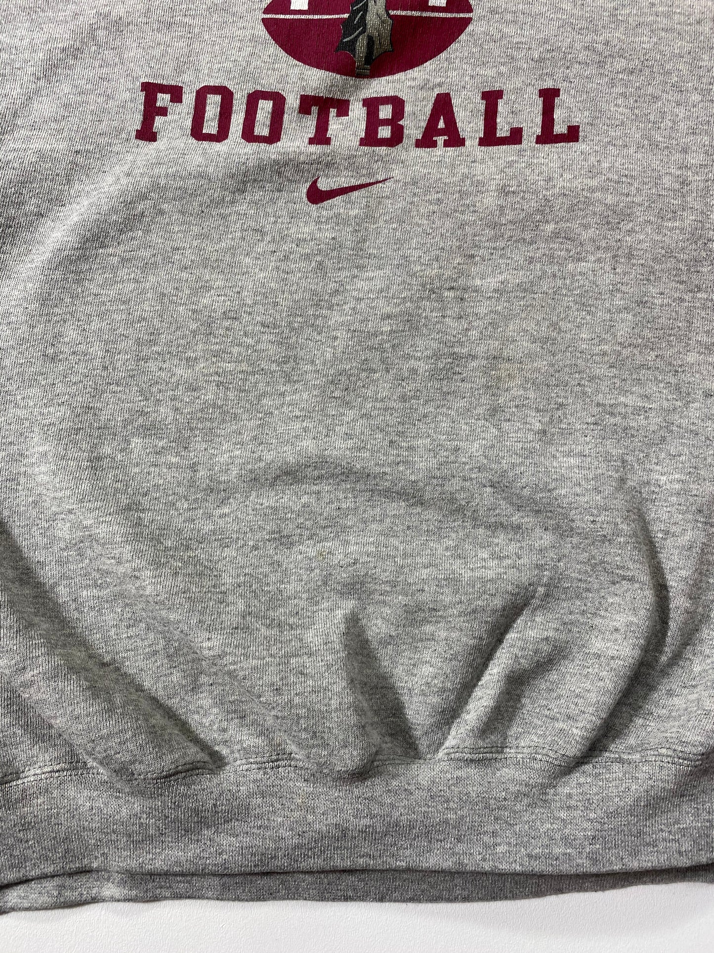 90’s NIKE FSU FOOTBALL Size Approx. XL Vintage Sweat-shirt / 6567