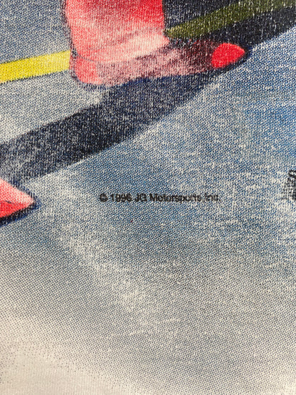 1997 DU PONT NASCAR  Made in USA Size L Vintage Racing T-shirt / 9455