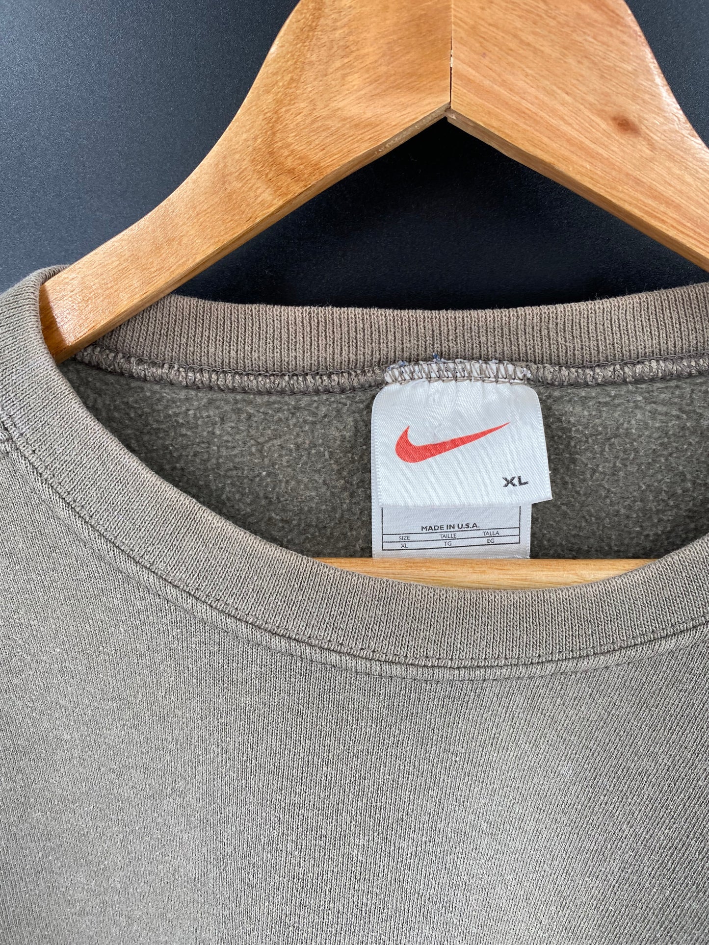 90's NIKE MINI SWOOSH Made in USA Size XL Vintage Sweat-shirt / K2205