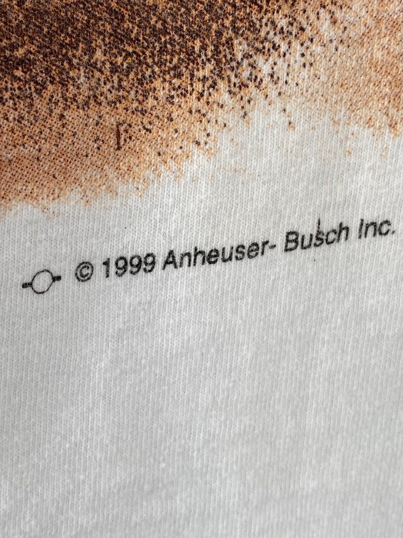 1999 BUDWEISER x NASCAR Made in USA Size L Vintage T-shirt / 8227