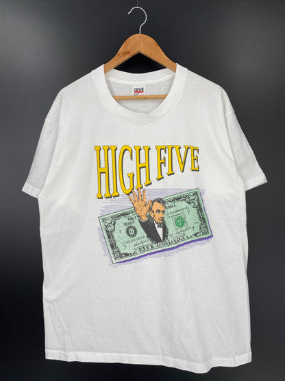 90’s HIGH FIVE MADE IN USA Size XL Vintage T-Shirts / A2728