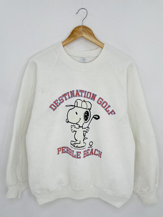 80’s SNOOPY Made in USA Size L Vintage Sweat-Shirt   / K5015