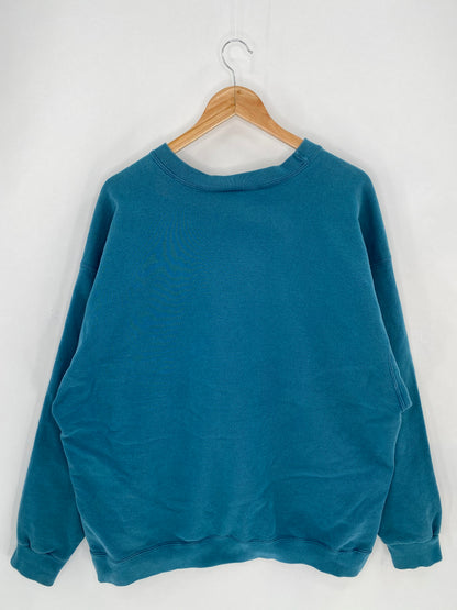 90’s NIKE Mini Swoosh Made in USA Size XL Vintage Sweat-shirt / 7063